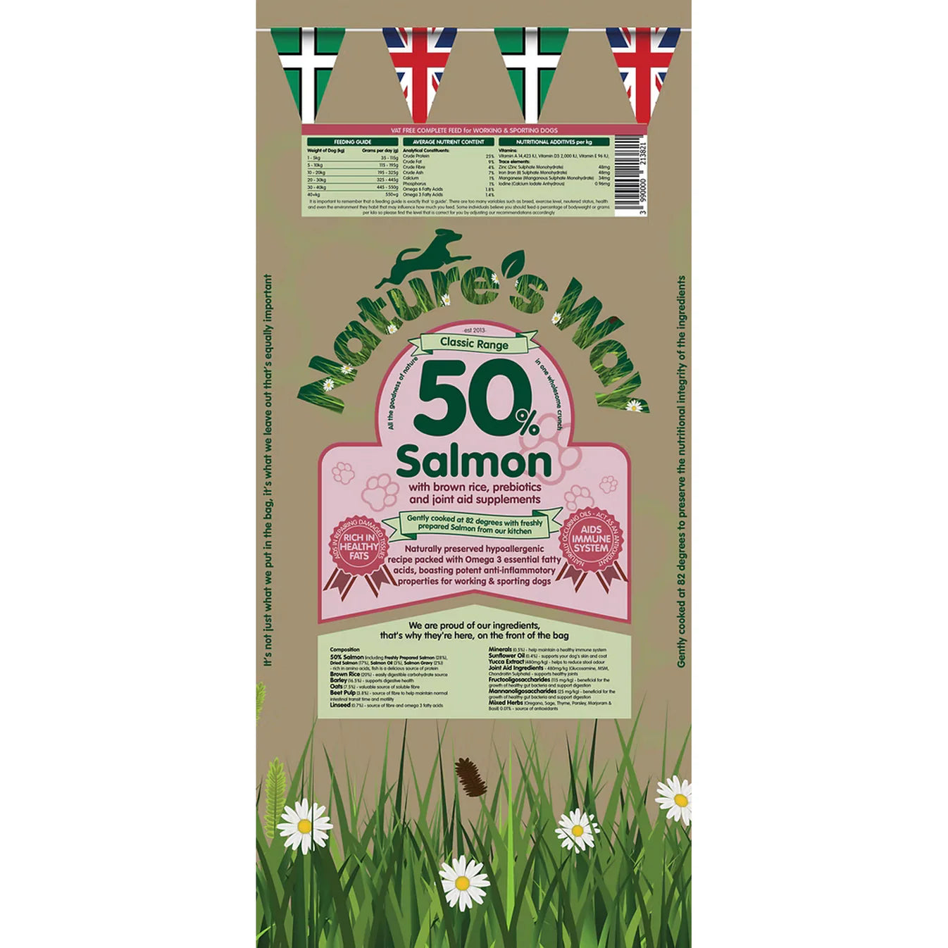 Natures Way Classic Adult 50% Salmon & Brown Rice Recipe