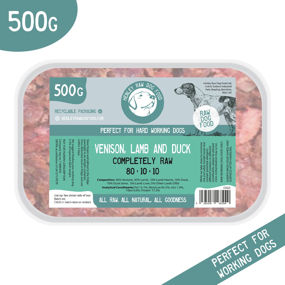 Henley Venison, Lamb & Duck 80-10-10 Complete 500g