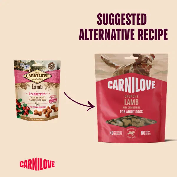 Carnilove Lamb With Cranberries Crunchy Snack For Dogs 200g