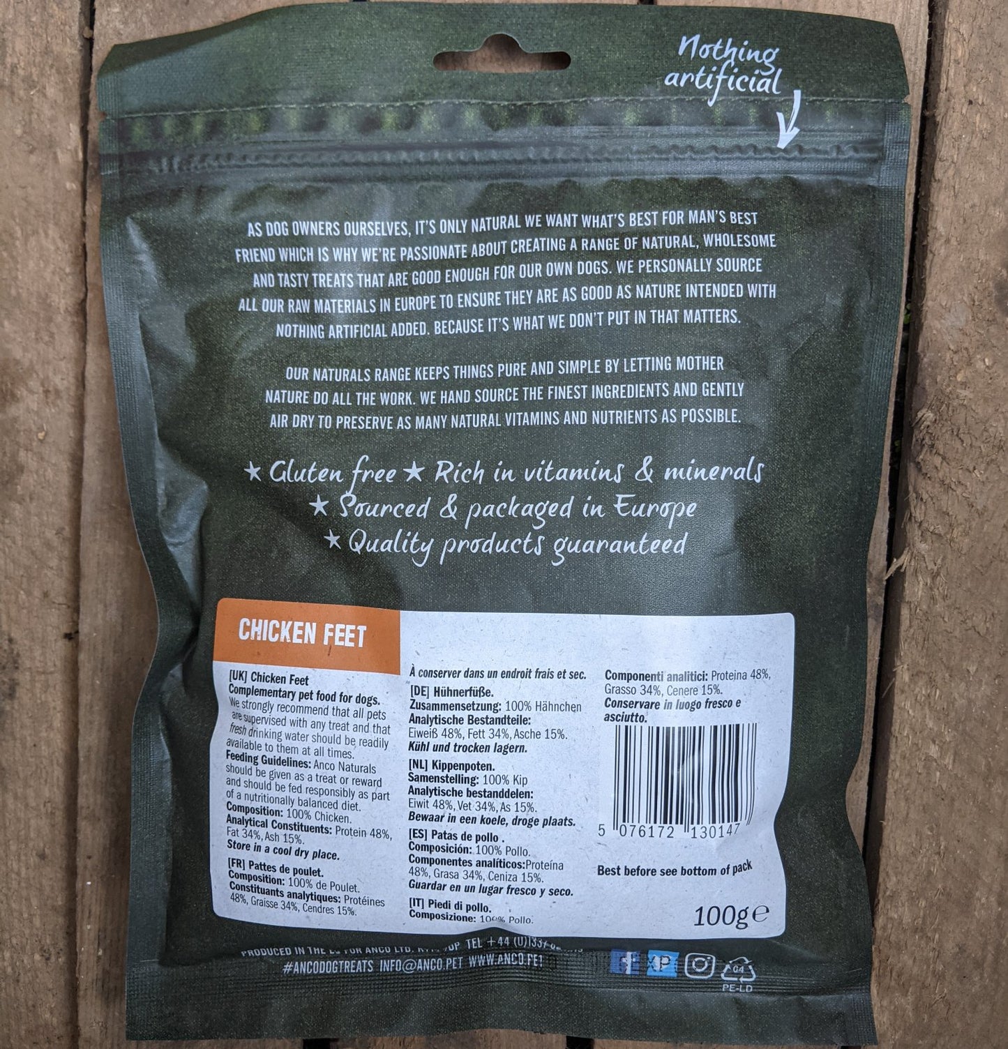 Anco Naturals Chicken Feet