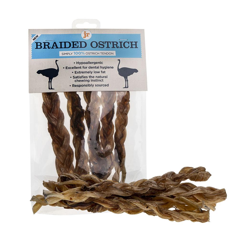 Braided Ostrich Chew