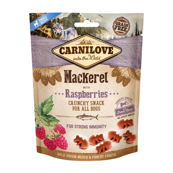 Carnilove Mackerel With Raspberries Crunchy Snack For Dogs 200g