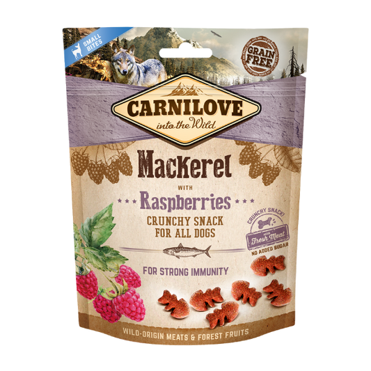 Carnilove Mackerel With Raspberries Crunchy Snack For Dogs 200g