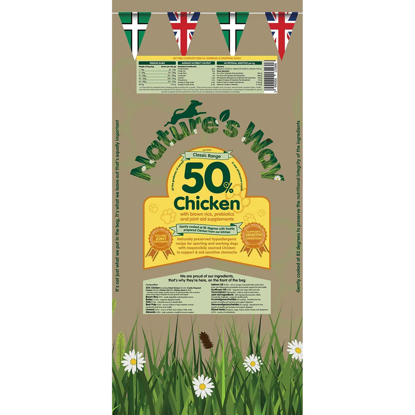 Natures Way Classic Adult 50% Chicken & Brown Rice Recipe