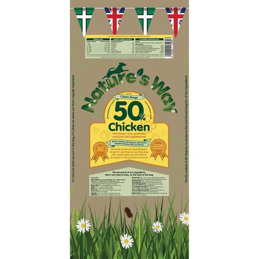 Natures Way Classic Adult 50% Chicken & Brown Rice Recipe