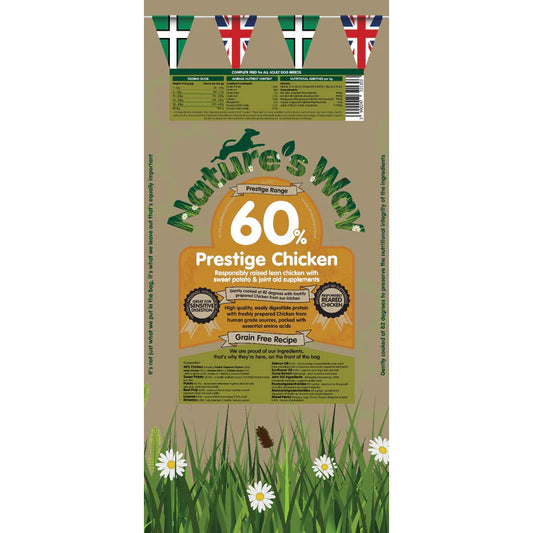 Natures Way 60% Prestige Chicken for Adult Dogs (Grain Free)