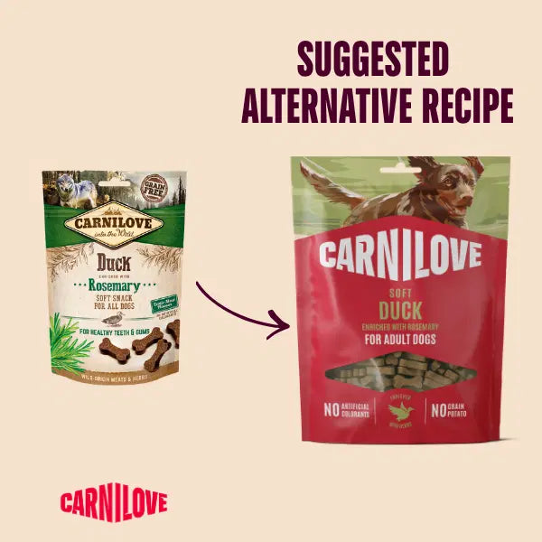 Carnilove Duck With Rosemary Soft Snack For Dogs 200g