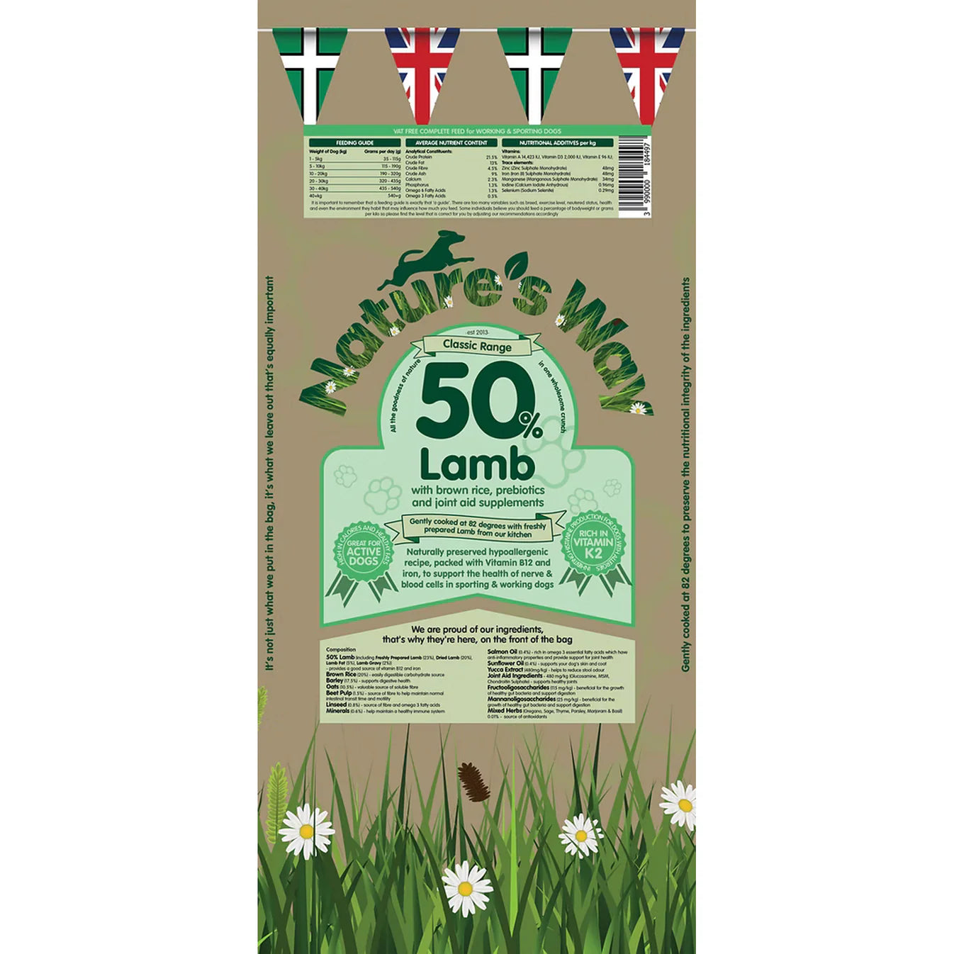 Natures Way Classic Adult 50% Lamb & Brown Rice Recipe