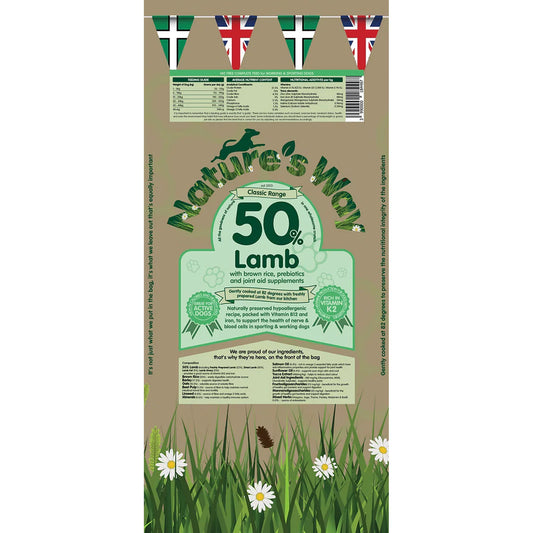 Natures Way Classic Adult 50% Lamb & Brown Rice Recipe