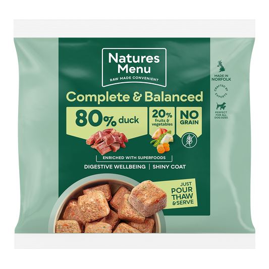 Natures Menu Complete & Balanced Duck Nuggets 80/20 1kg