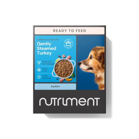 Nutriment Gently Steamed Turkey Recipe for Puppies
