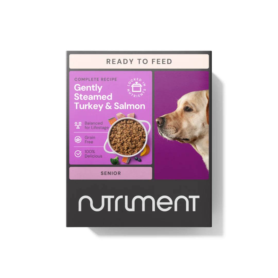 Nutriment Gently Steamed Turkey & Salmon Recipe for Senior Dogs