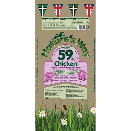 Natures Way Classic 59% Chicken Puppy & Small Dog Recipe