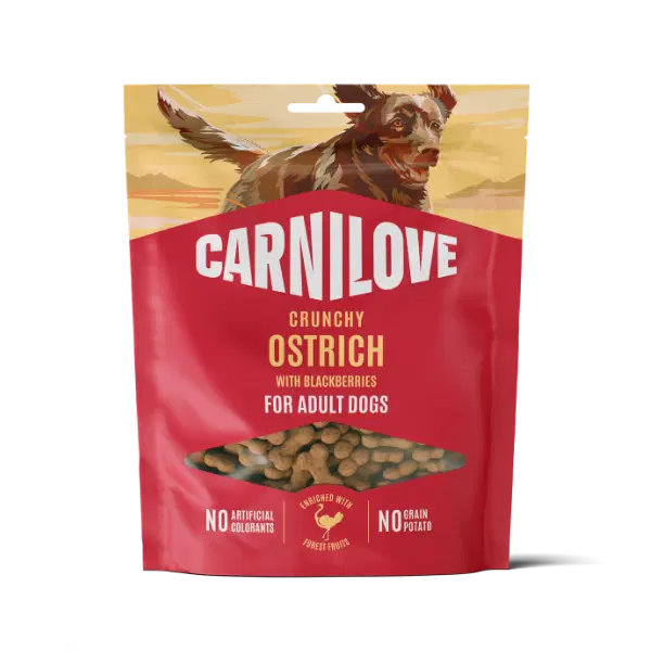 Carnilove Ostrich With Blackberries Crunchy Snack For Dogs