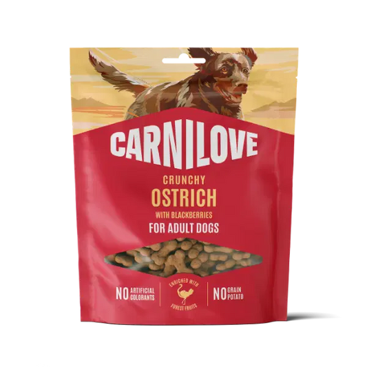 Carnilove Ostrich With Blackberries Crunchy Snack For Dogs