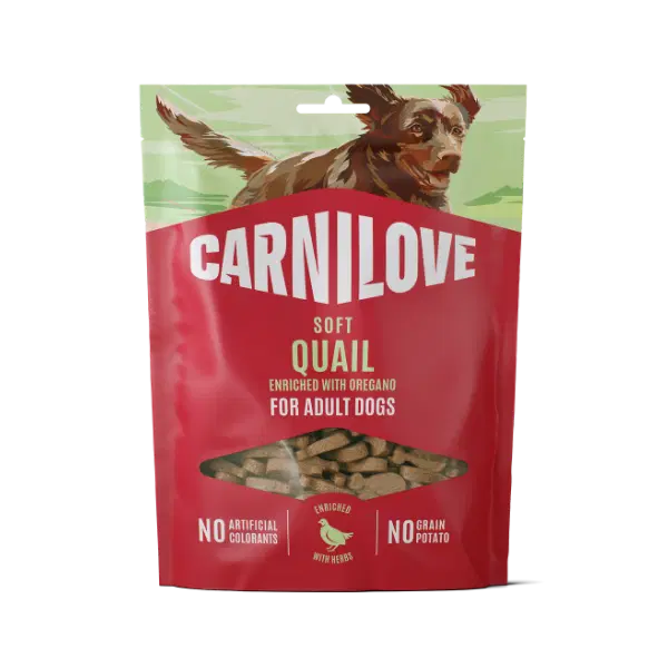 Carnilove Quail With Oregano Soft Snack For Dogs 200g