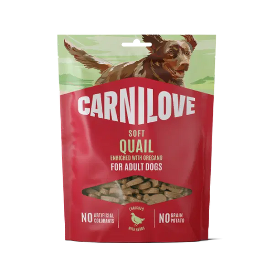 Carnilove Quail With Oregano Soft Snack For Dogs 200g