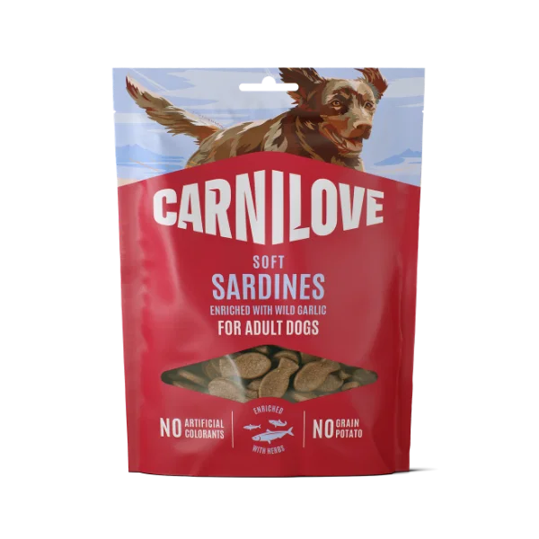 Carnilove Sardines With Wild Garlic Soft Snack For Dogs 200g