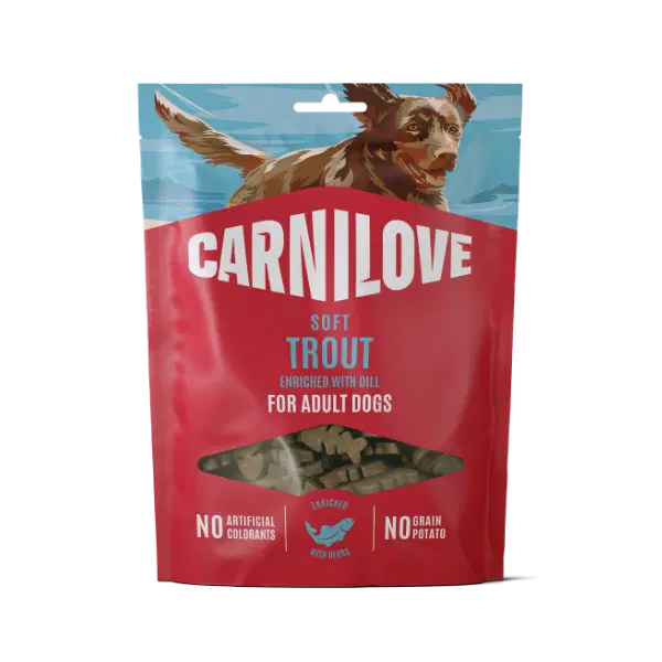 Carnilove Trout With Dill Soft Snack For Dogs 200g