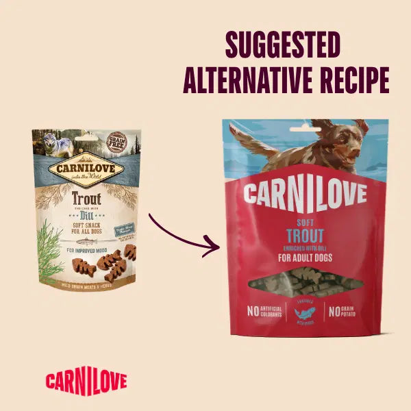 Carnilove Trout With Dill Soft Snack For Dogs 200g